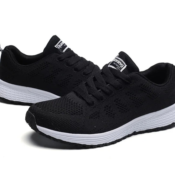 Women Casual Shoes Fashion Breathable Walking Mesh Flat Shoes Sneakers Women 2021 Gym Vulcanized Shoes White Female Footwear