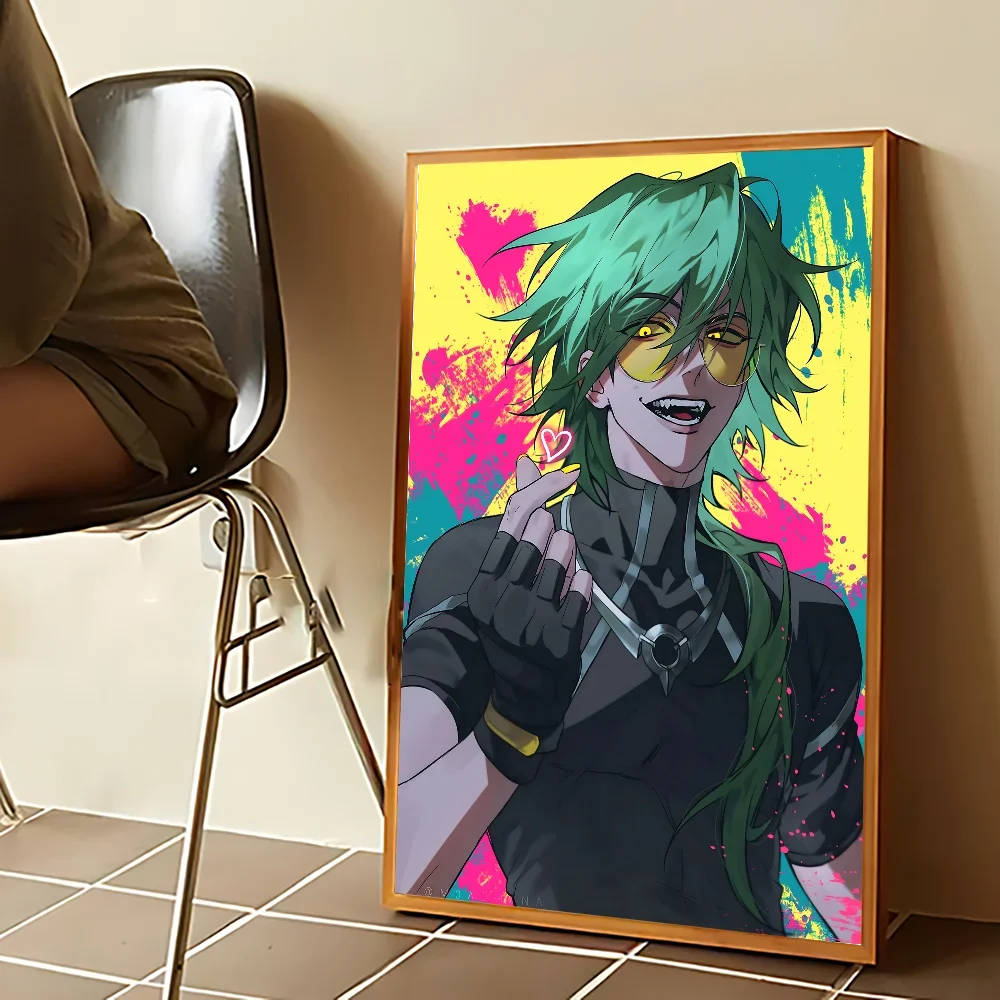 E-EZREAL Poster Kraft Club Bar Paper Vintage Posters Wall Art Painting Bedroom Study Stickers