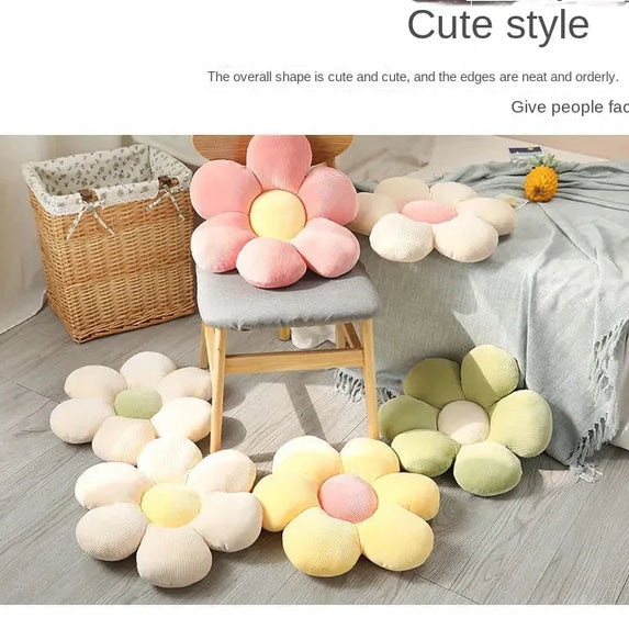 6 Styles Sunflower Pillows Small Daisy Cushions Petals Flowers Cute Birthday Gifts 40cm Home Decorations Bedroom Office Supplies