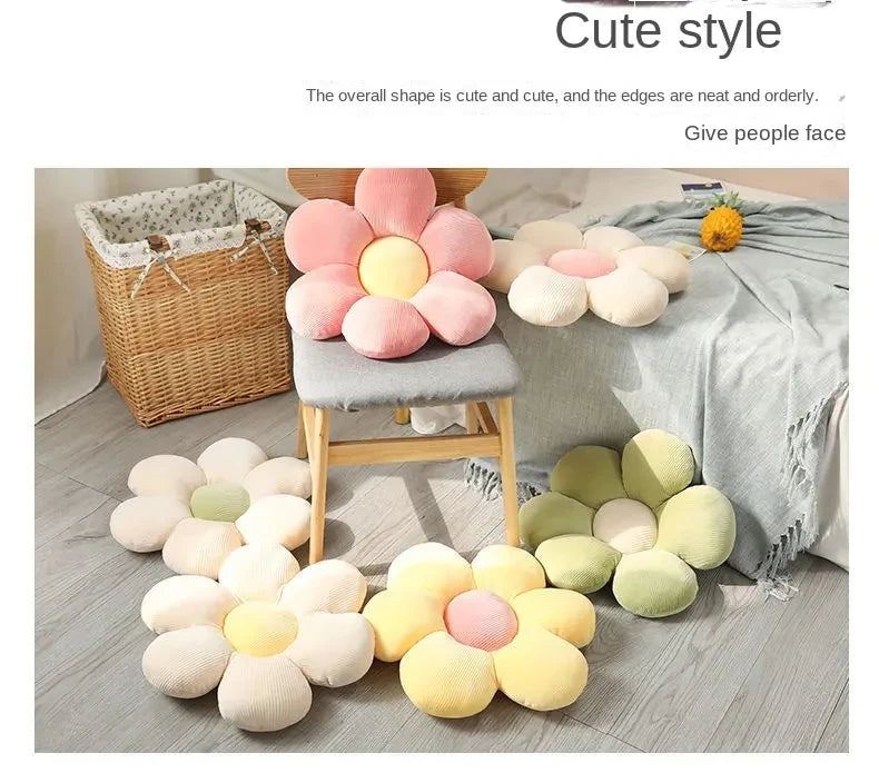6 Styles Sunflower Pillows Small Daisy Cushions Petals Flowers Cute Birthday Gifts 40cm Home Decorations Bedroom Office Supplies