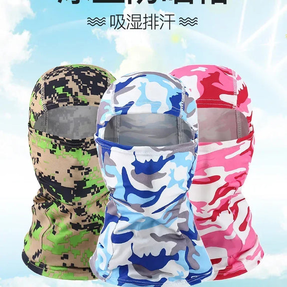 Camouflage Balaclava Full Face Mask Ski Bike Cycling Hunting Head Cover Scarf Blaclava Cap Bandanas Men
