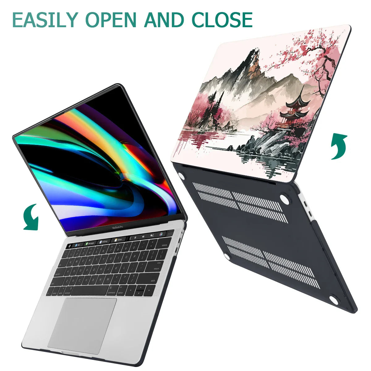 Unique Traditional Hard case for Macbook 2025 M4 A3240 Pro 14 16 M3 2024 M2 Air 13 A2681 Air 15 A2941 2023 Pro 13 A2338 M1 A2337