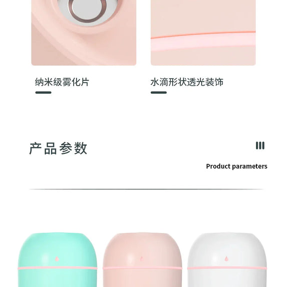 330ML Humidifier USB Mute Aromatherapy Humidifiers Diffusers For Home Ultrasonic Aroma Diffuser USB Essential Oil Atomizer Air