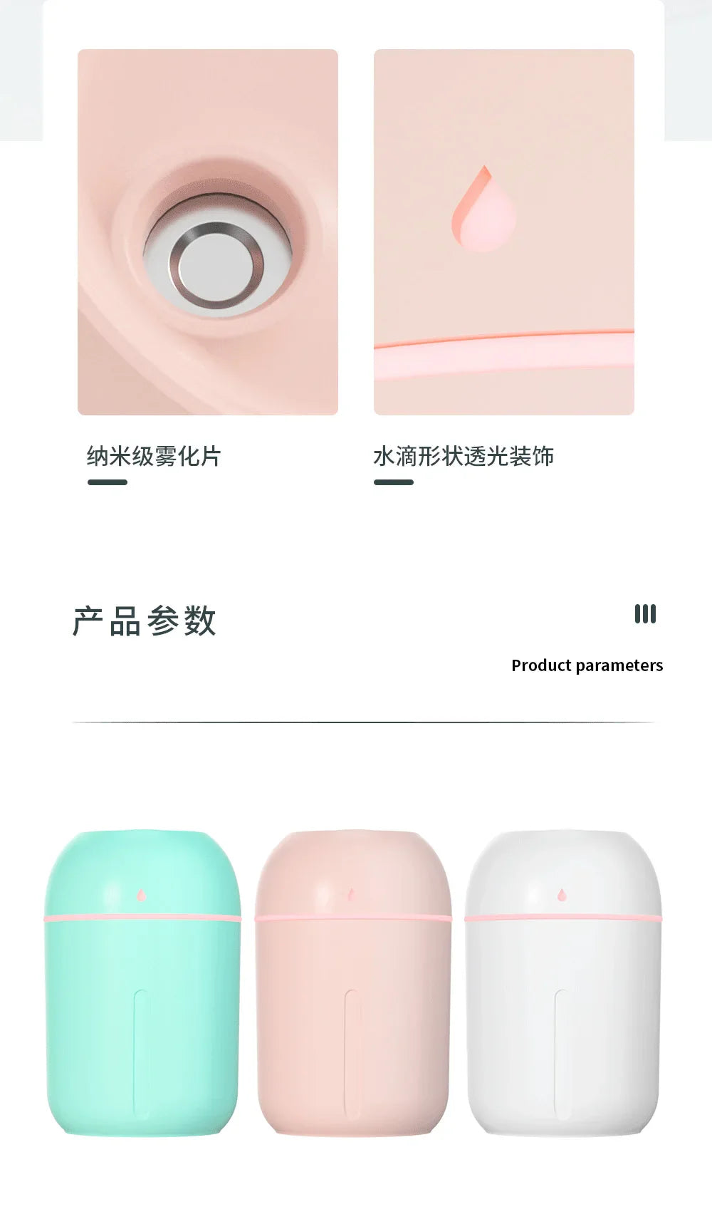 330ML Humidifier USB Mute Aromatherapy Humidifiers Diffusers For Home Ultrasonic Aroma Diffuser USB Essential Oil Atomizer Air