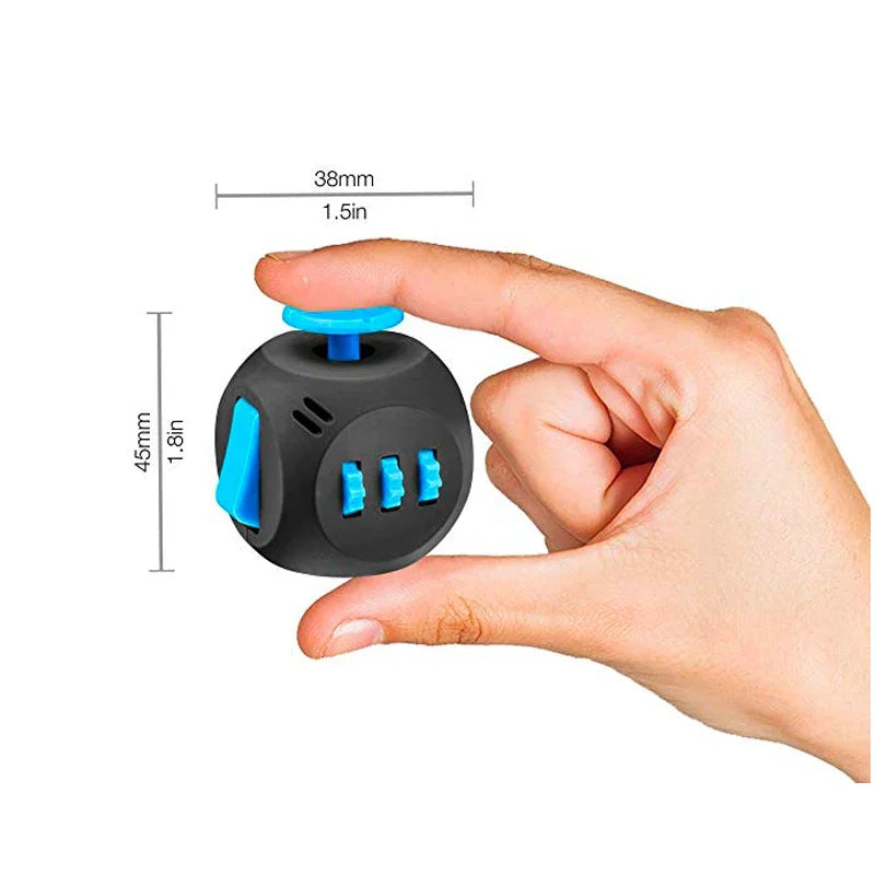 6 Sides Fidget Cube Sensory Toys For Adults and Kids with ADHD ADD OCD Autism Anxiety Anti Stress Relive EDC Hand Fidget Toys