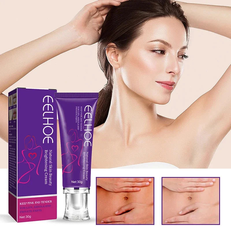 Whitening Cream Private Parts Underarm Bleaching Whiten Butt Knee Brighten Inner Thigh Intimate Parts Dark Remove Melanin Care