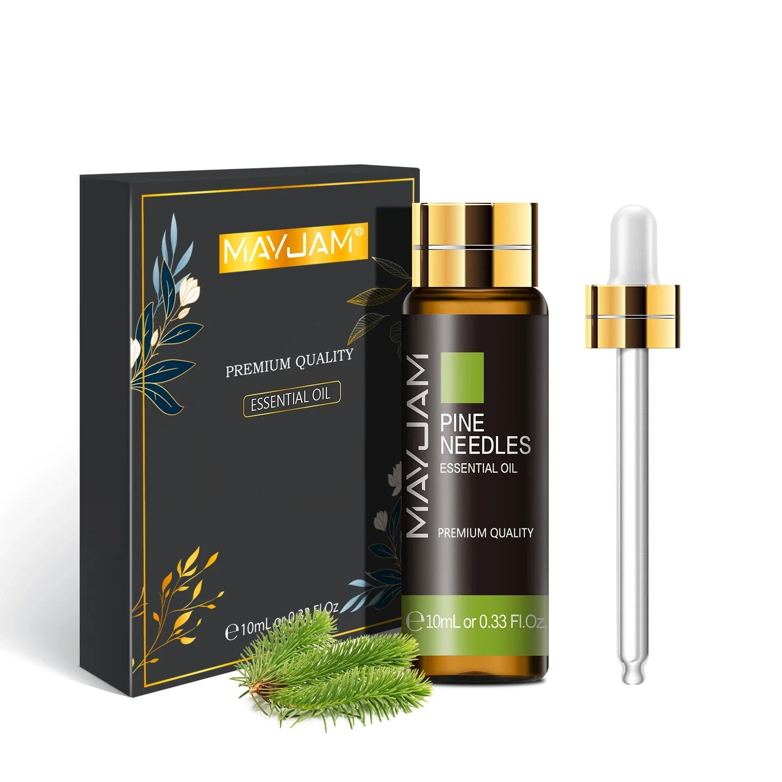MAYJAM 10ml Pure Essential Oil Lavender Eucalyptus Vanilla Sandalwood Jasmine Bergamot Lemongrass Cinnamon Grapefruit 1pc