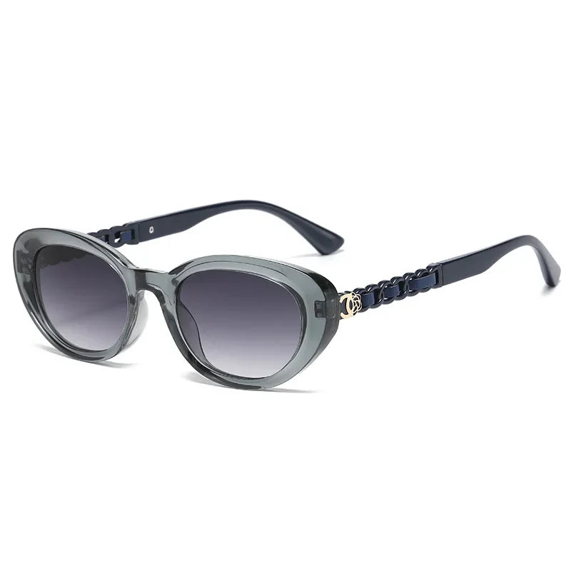 2025 Oval Sunglasses for Women Small Frame Luxury Designer High Quality Sunglass Men Fashion Lentes De Sol Mujer Gafas