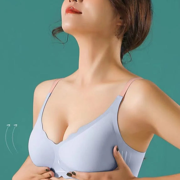 BH No Trace Top Women's Underwear No Steel Ring Pure Desire Comfortable Upper Support Sling Adjustable Beauty Back Bra for women