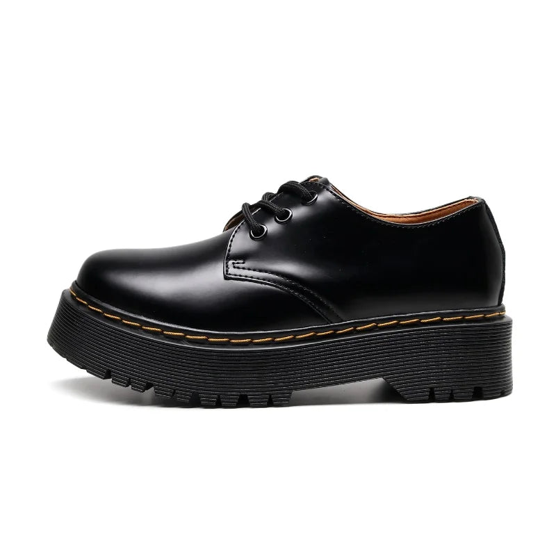 New men and women boots American British platform thick-soled low-cut men shoes non-slip wear-resistant outdoor casual shoes 45