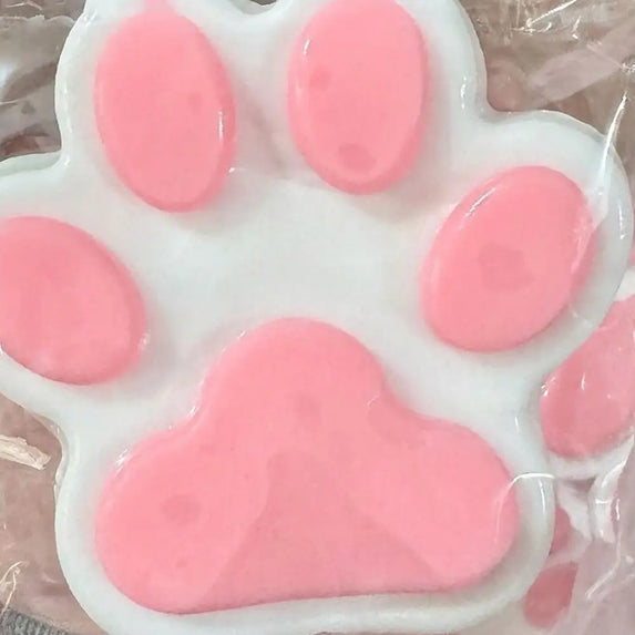Cat Paw Squeeze Toy  Large Squeeze Cat Paw Toys Silicone PVC  Toys Sticky Soft Pinching  Decompressing Toy for Stress Relief