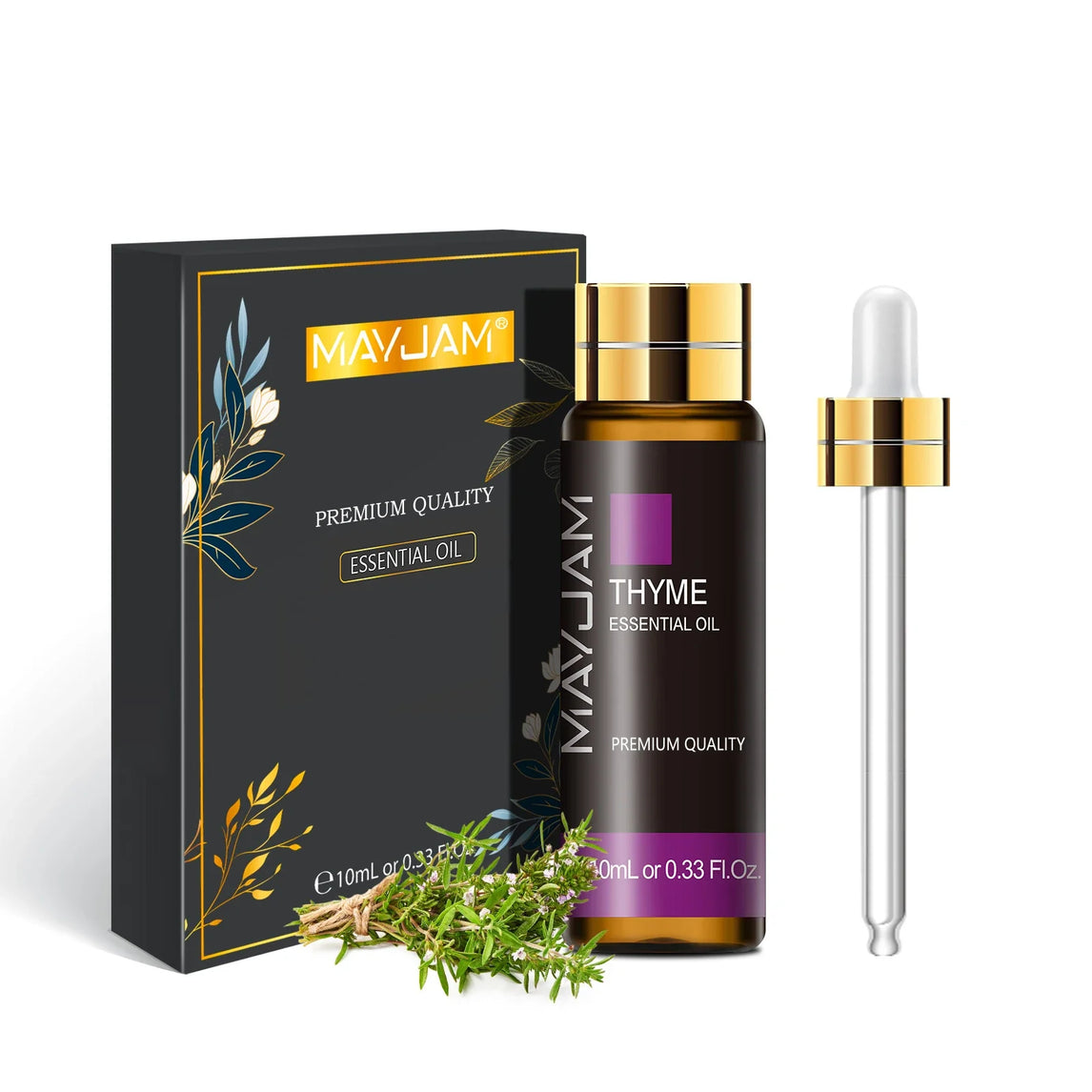 MAYJAM 10ml Pure Essential Oil Lavender Eucalyptus Vanilla Sandalwood Jasmine Bergamot Lemongrass Cinnamon Grapefruit 1pc
