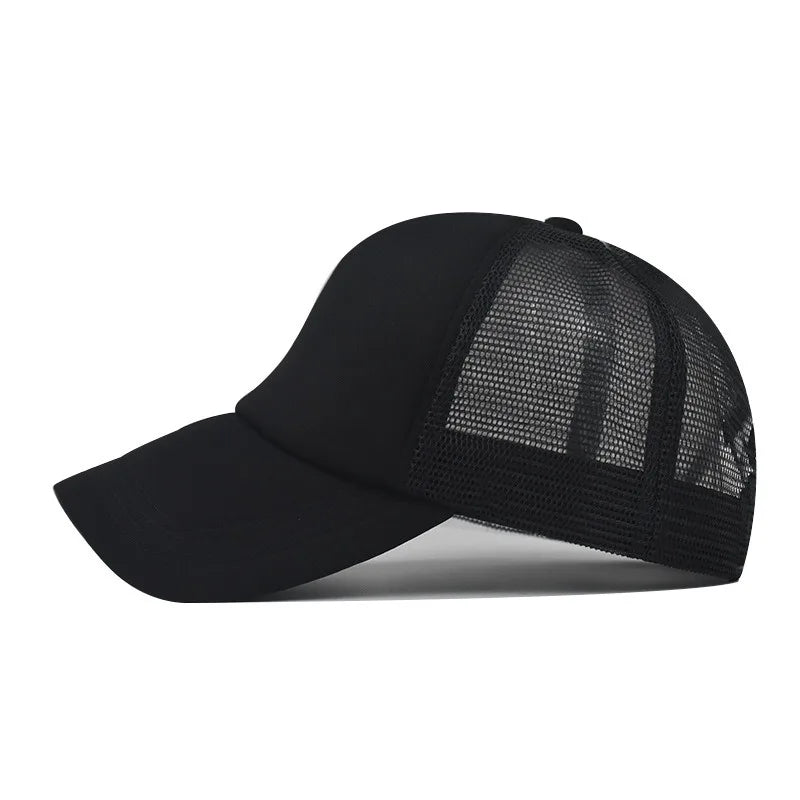 SLECKTON Custom LOGO Embroidery Baseball Cap for Women and Men DIY Print Mens Mesh Cap Fashion Summer Sun Hat Unisex Wholesale