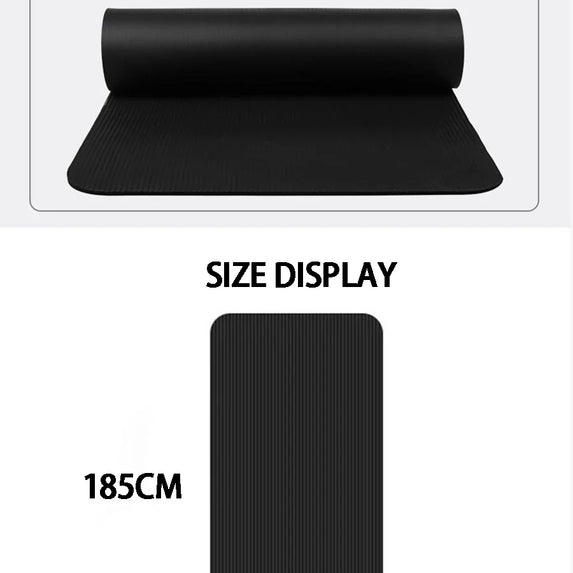 Yoga Mat Anti-skid Sports Fitness Mat Thick NBR Comfort Foam Yoga Matt For Exercise Yoga And Pilates Gymnastics Mat