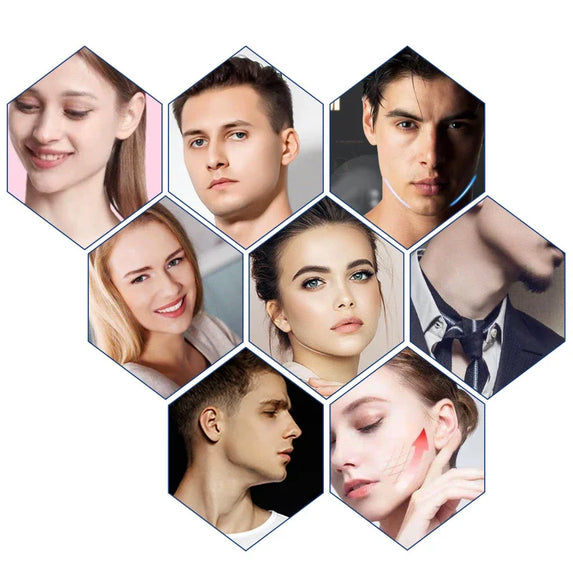 Silicone U Shape Jaw Line Exerciser Muscle Trainer Face Facial Neck Toning Jawline Jaw Chew Double Chin Reducer 40/50/60LBS