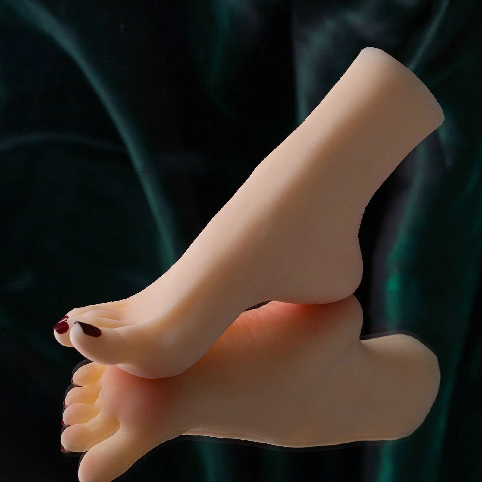 Silicone Feet Model Realistic Fake Foot Female Mannequin Display Jewerly Sandal Shoe Sock Art Sketch Nail TG ONE 3713