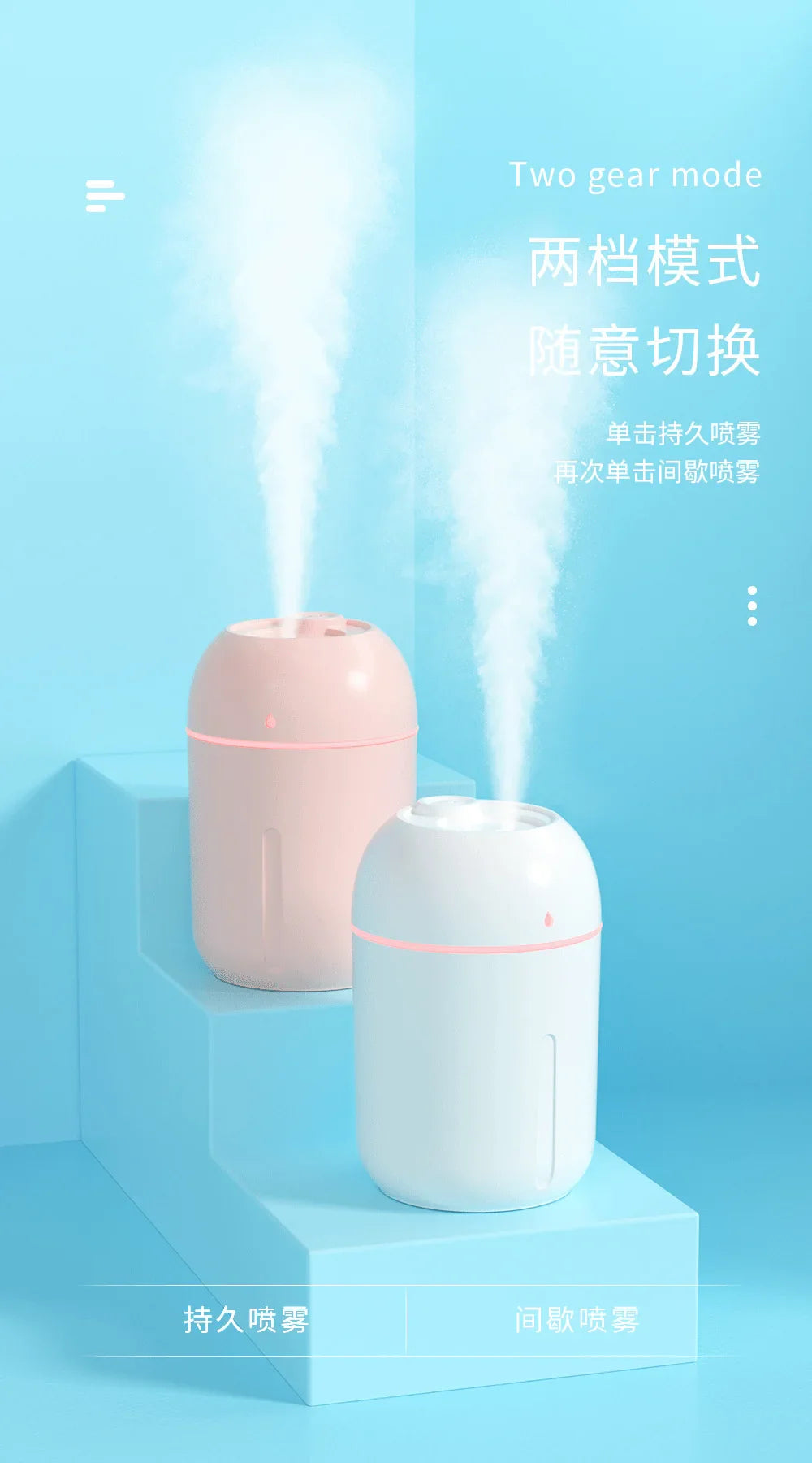330ML Humidifier USB Mute Aromatherapy Humidifiers Diffusers For Home Ultrasonic Aroma Diffuser USB Essential Oil Atomizer Air