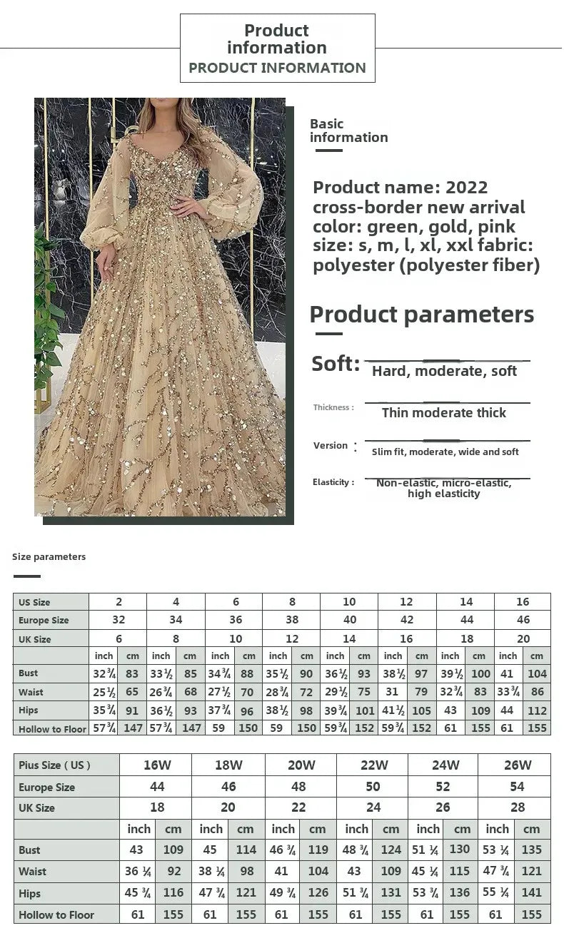 Luxurious Gold Embellished Evening Gown Sexy Lady Queen Atmosphere Long Dress New 2025 Heavy Workmanship Elegant Women's Dress