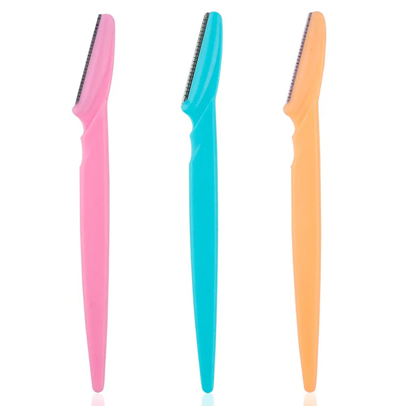 3/4/10Pcs Eyebrow Trimmer Face Blade Shaver Portable Eye Brow Epilation Hair Removal Safety Eyebrow Cutting Woman Makeup Tools