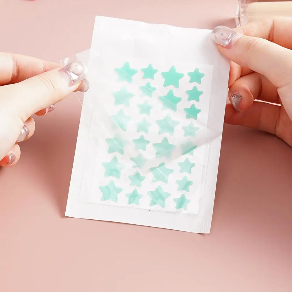 5/6ps Color Star Invisible Skin Care Patch PE Material Waterproof A Variety Of Colors To Choose