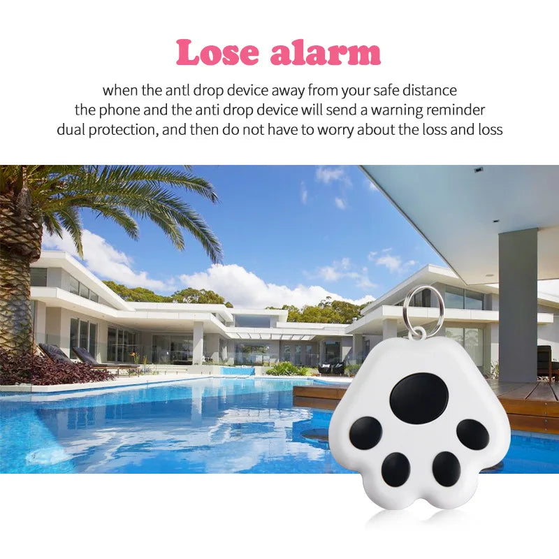 Pet Dog Cat Children's Intelligent Anti Loss Device Bluetooth 5.0 Mobile Phone Two-way Alarm Car Wallet Keychain Accessories
