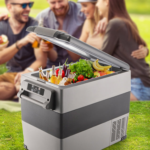 VEVOR 20L 22L 35L 45L 55L Car Refrigerator Mini Fridge Freezer Portable Compressor Cooler 12/24V DC 110-240V Ice Box for Camping