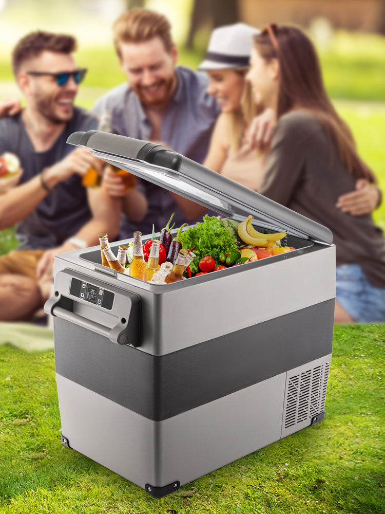 VEVOR 20L 22L 35L 45L 55L Car Refrigerator Mini Fridge Freezer Portable Compressor Cooler 12/24V DC 110-240V Ice Box for Camping