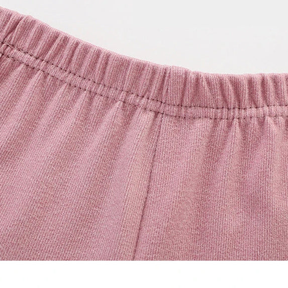 Autumn Winter Thermal Underwear Suit Girls Clothing Sets Boys Pajama Sets Baby No Trace Warm Sleepwear Candy Colors Kids Clothes