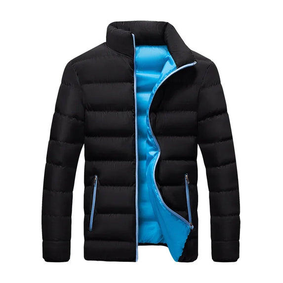 Casual Slim Fit Cotton Coat For Men And Women 2021 Winter Thickened Padded Jacket Fashionable Stand Collar Student Style