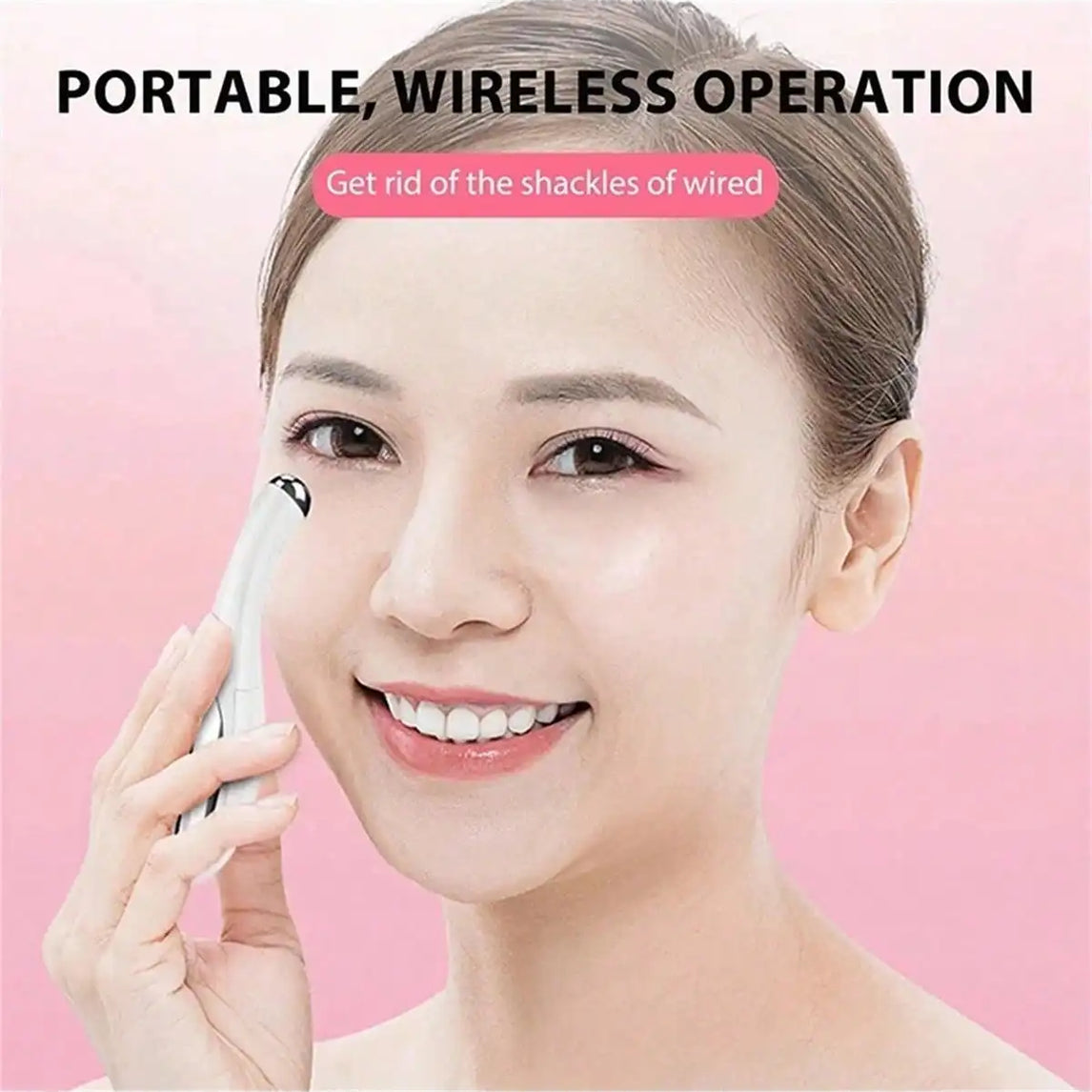 Electric Eye Massager Vibration Wrinkle Anti-Ageing Eye Massage Dark Circle Removal Beauty Face Eye Care Pen