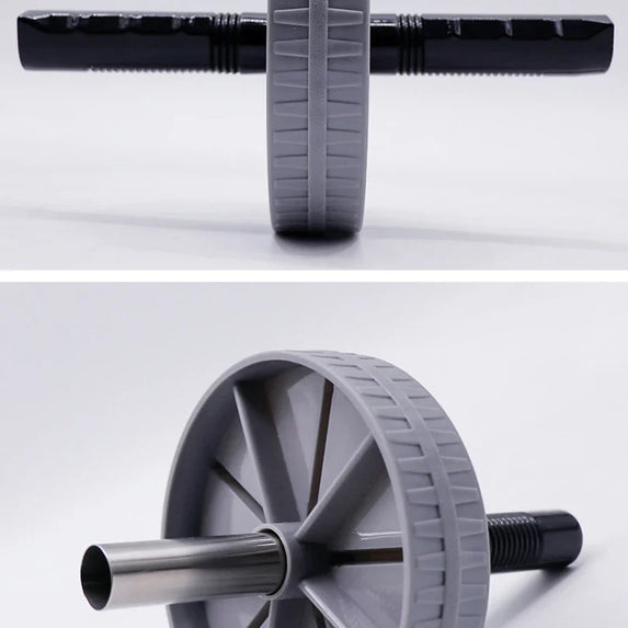 Abdominal Wheel Strong Load Bearing Non-slip Roller Strengthen Muscle Exercise Equipment Fitness Training Home Use Silent