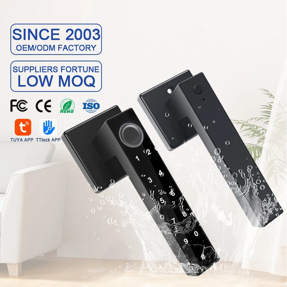 Ididadu Fingerprint Smart Door Lock Biometric Room Lock Smart App Digital Lever Deadbolt CAMAKT Smart Lock