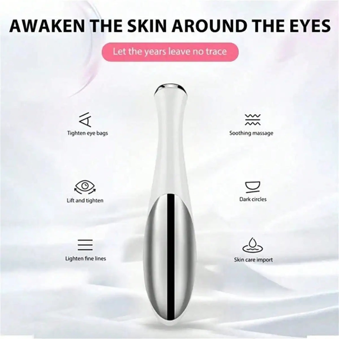 Electric Eye Massager Vibration Wrinkle Anti-Ageing Eye Massage Dark Circle Removal Beauty Face Eye Care Pen