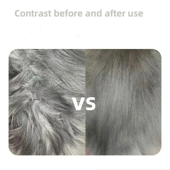 Anti-Static Pet Spray Hair Comb Massaging Demating Cat Steamy Shedding Brush Removes Loose Fur One-click Cleaning Button