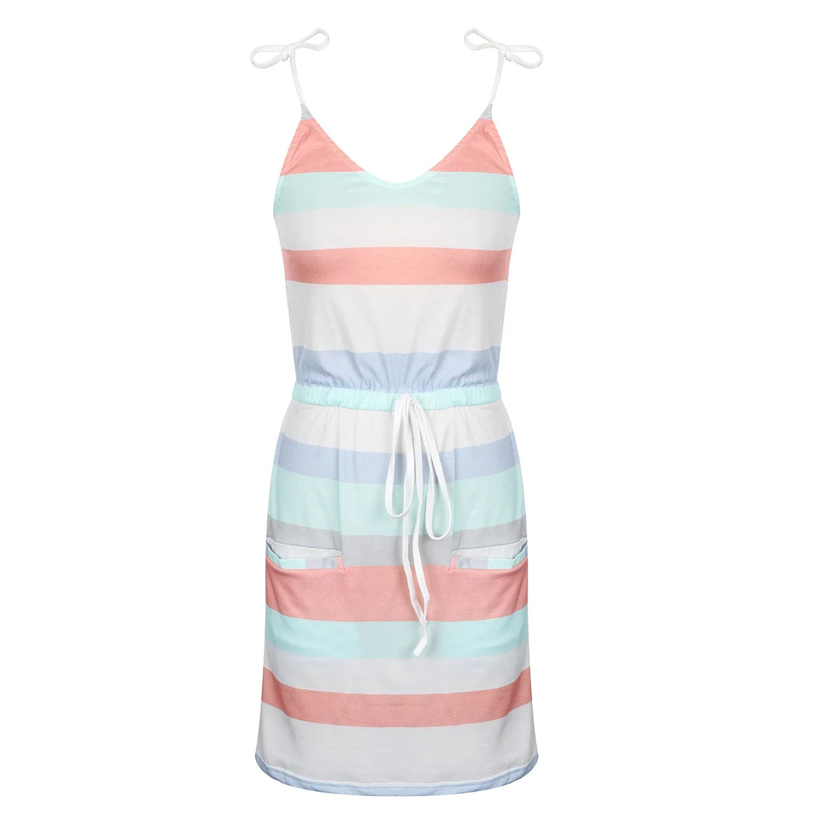 Sleeveless Dress for Women Clothing 2024 Summer Vacation Pullover Beach Sundress Female Korean Fashion Slim Sexy Short Dresse M