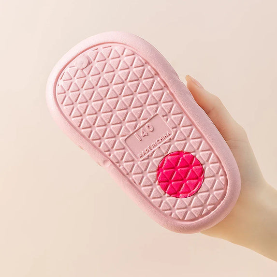 PAW PATROL Kids' Garden Shoes Boy and Girl Indoor Non-slip Soft Sole Slippers Breathable Deodorant Cute Cartoon Bow-Top Sandals