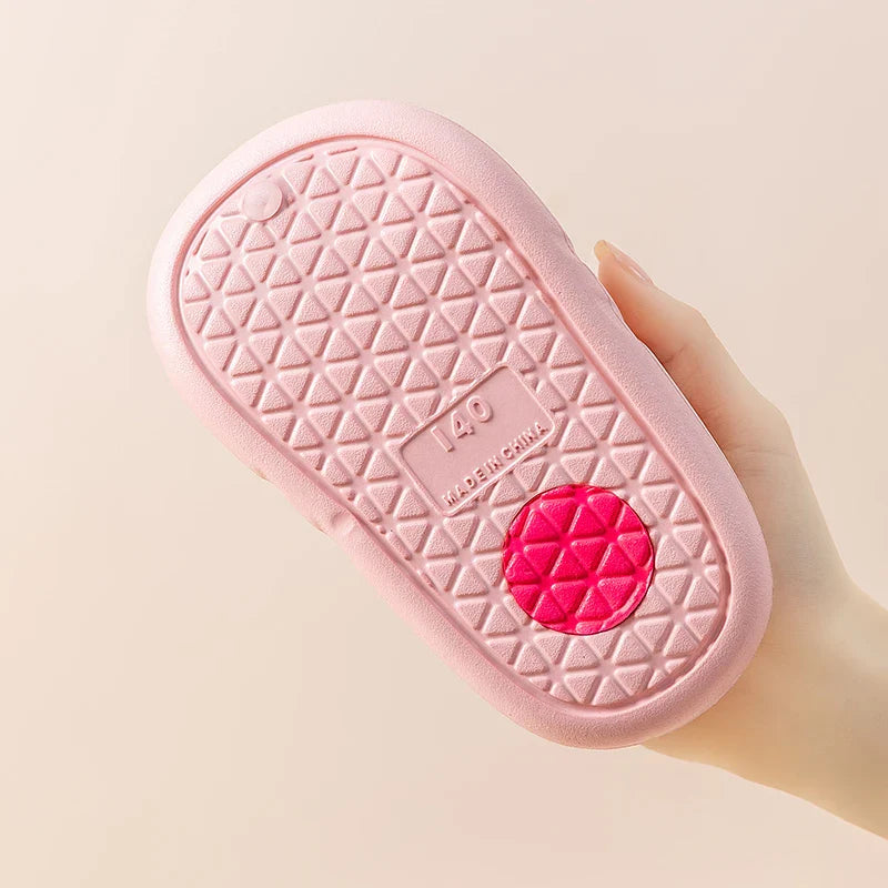 PAW PATROL Kids' Garden Shoes Boy and Girl Indoor Non-slip Soft Sole Slippers Breathable Deodorant Cute Cartoon Bow-Top Sandals