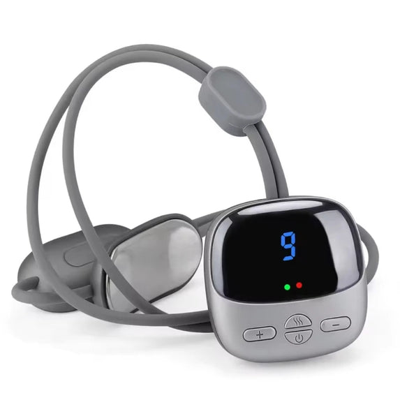 Mini Smart Hanging Neck Shoulder Cervical Spine Massager Mini Portable Hot Compress Neck Artifact Dredging Neck Protector