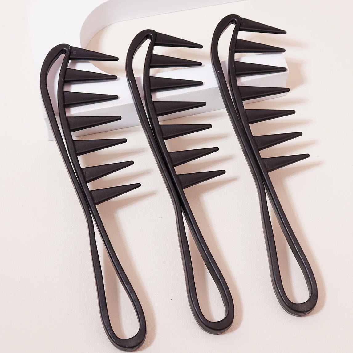 Large hair comb with wide teeth, Shun hair hair hair removal comb, suitable for dry and wet hair, suitable for men and women
