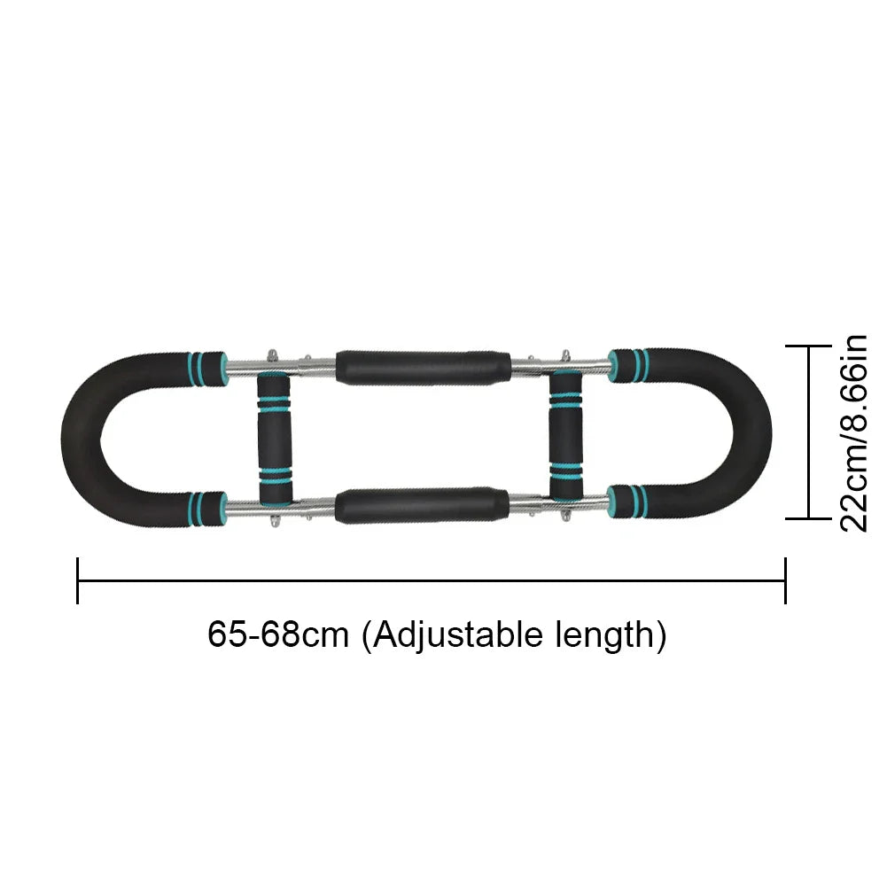 Twister Arm Exerciser with Foam Handle Adjustable Spring Workout Bar Forearm Triceps Chest Expander Portable Fitness Equipment