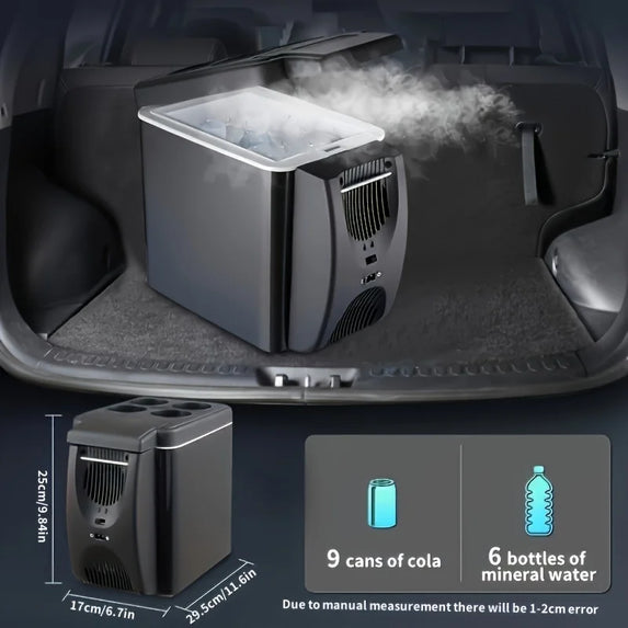 Car Refrigerator Mini Fridge Portable Freezer 12V DC Refrigerator Plug In Cooler Refrige 6L Thermoelectric Cooler For Fruits