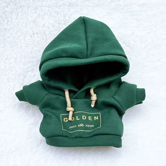 Kpop Idol Jungkook Golden Light Stick Cape Mini Green Clothes Hoodies