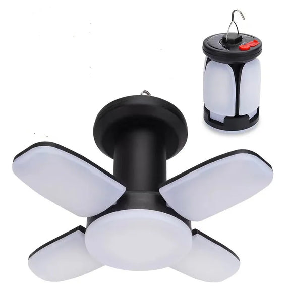 Waterproof Foldable Led Solar Camping Light USB Rechargeable 6 Modes Outdoor Tent Lamp Portable Lanterns Emergency Night Lights