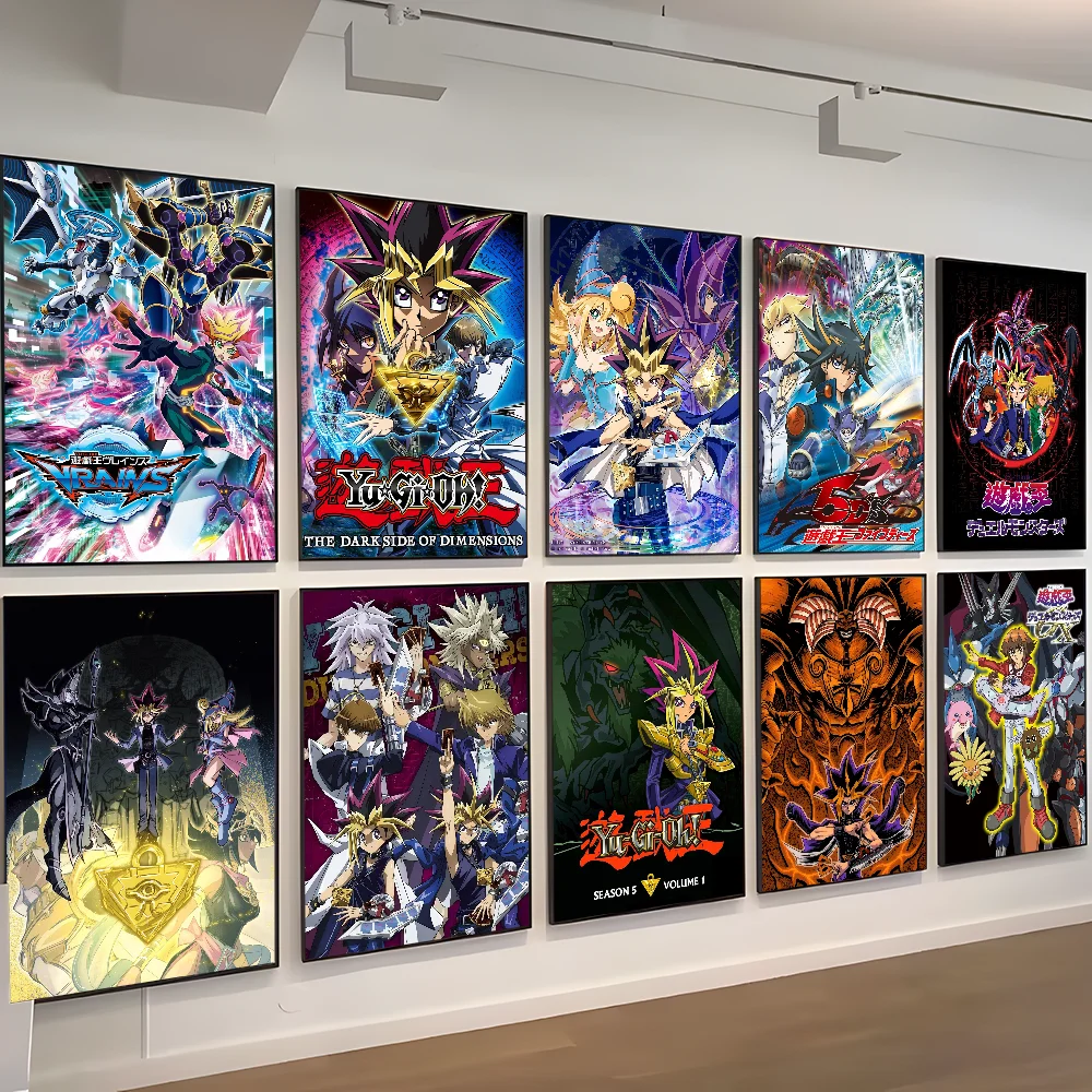 Yu Gi Oh Classic Amine Classic Movie Posters Vintage Room Bar Cafe Decor Stickers Wall Painting