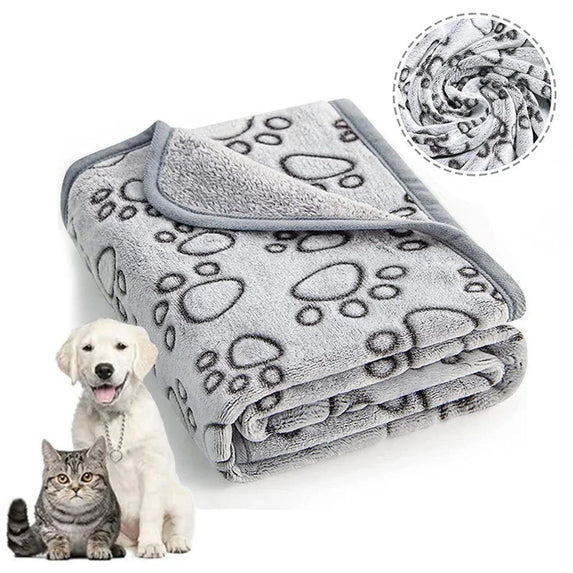 3 Sizes Super Soft Fluffy Premium Fleece Pet Blanket  Pet Mat Warm Comfortable Blanket for Cat Dogs Cat Pet Supplies Easy Clean