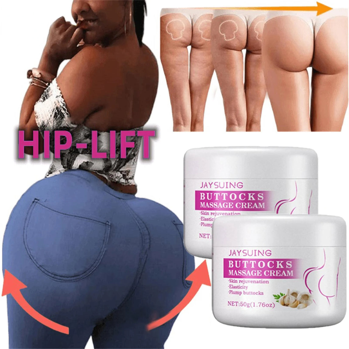 Buttock Cream  Up Firming Essential Oil Big Ass Enhance Hip Growth Tighten Shaping Sexy Body Care For Women