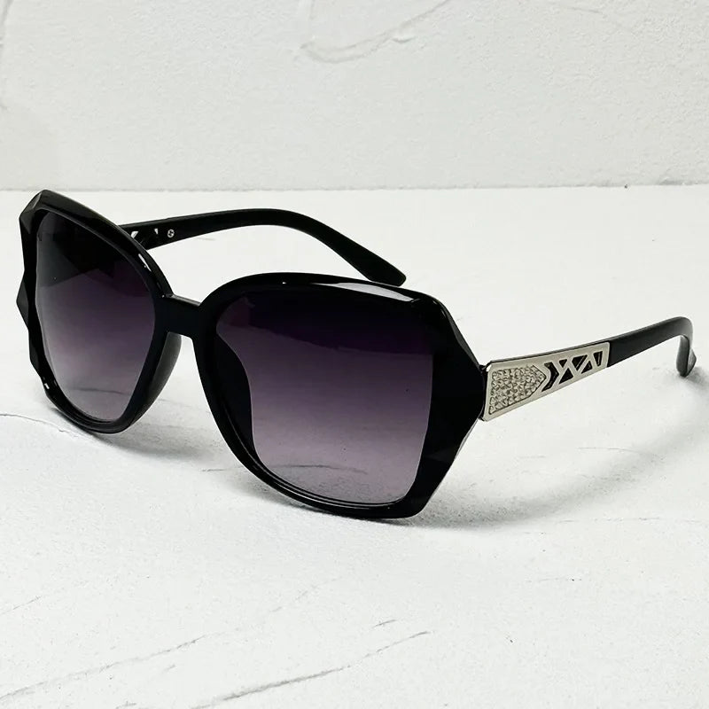 Fashion Square Sunglasses Women Luxury Brand Big Purple Sun Glasses Female Mirror Shades Ladies Oculos De Sol Feminino