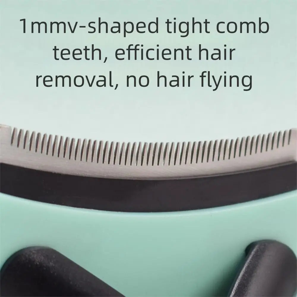 Removes Undercoat Cat Hair Removal Comb Dense Tooth Open Knot Dog Grooming Shedding Tools Gentle on Skin Comfortable Grip