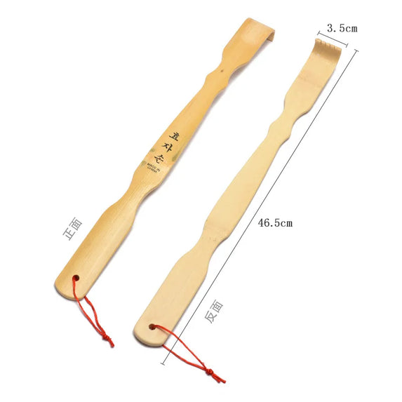 Durable Bamboo Massager Back Scratcher Wooden Body Roller Stick Backscratcher Wooden Scratching Backscratcher Massager