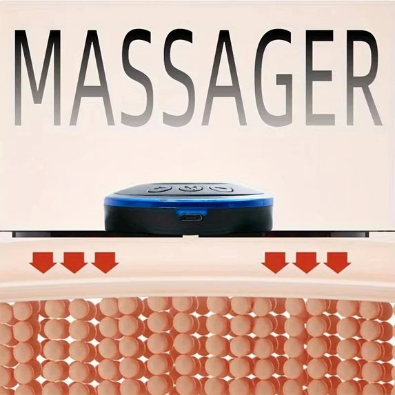 8 Modes Rechargeable Neck Massager with Remote Control EMS Low Frequency Pulse Massager For Muscle Relaxation Relief The Pain